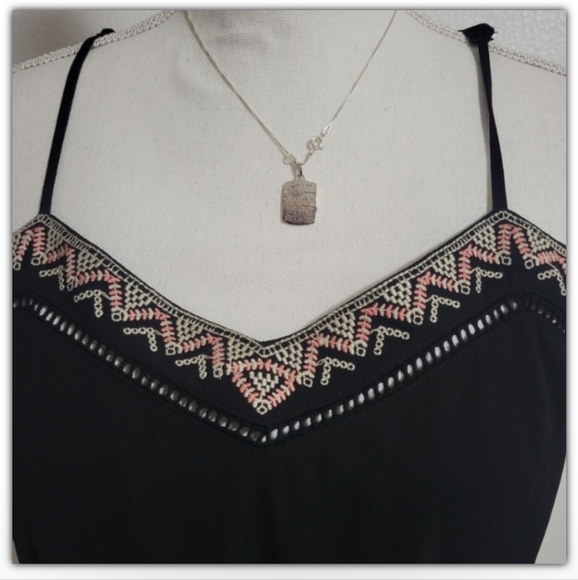 Super B Embroidered design sheer back adjustable size medium - Picture 3 of 5